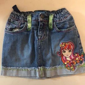 **6 Items for $26**.  The Children’s Place denim skirt, size 4T